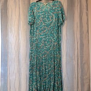 Woman Within Maxi Dress Size: L Petite